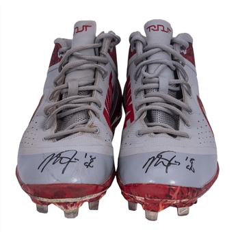 2018 Mike Trout Game Used & Signed Los Angles Angels Nike Cleats (Anderson Authentics & Beckett)
